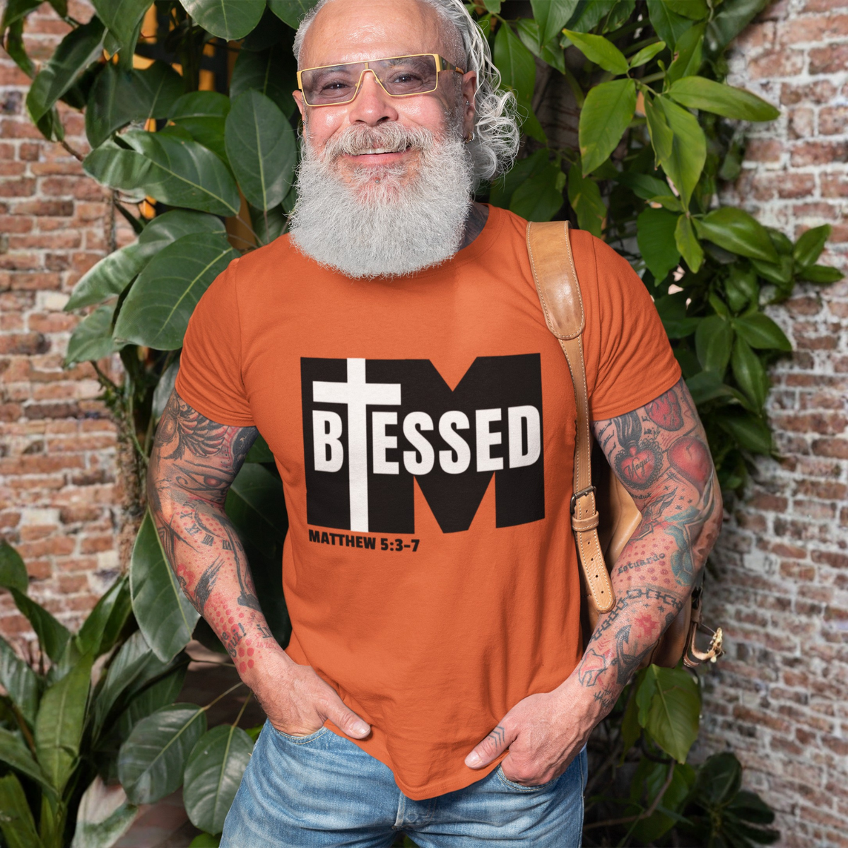 "I'M BLESSED, MATTHEW 5:3-7" FAITH CUSTOM GRAPHIC