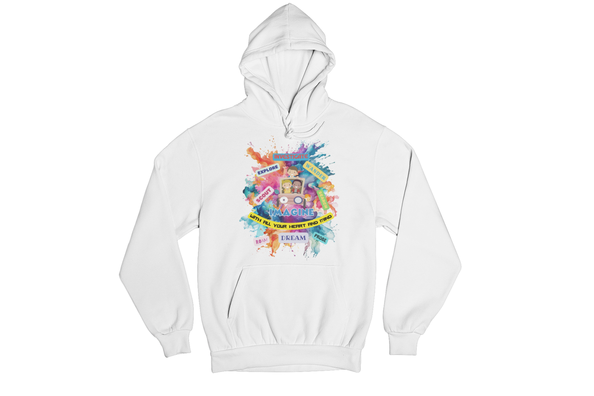 "IMAGINE WITH ALL YOUR HEART AND MIND" CUSTOM GRAPHIC DESIGN