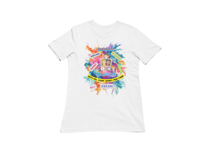"IMAGINE WITH ALL YOUR HEART AND MIND" CUSTOM GRAPHIC T-SHIRT