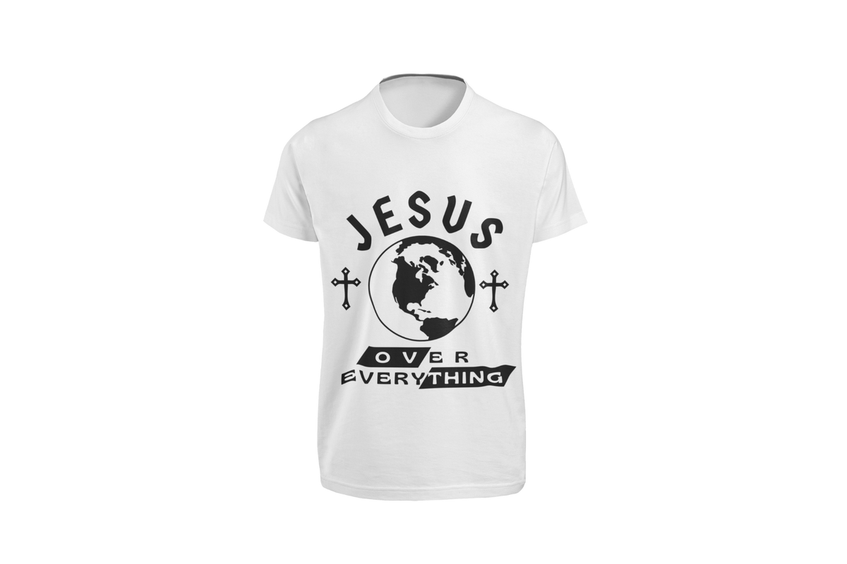"JESUS OVER EVERYTHING" SIGNATURE DESIGN GRAPHIC