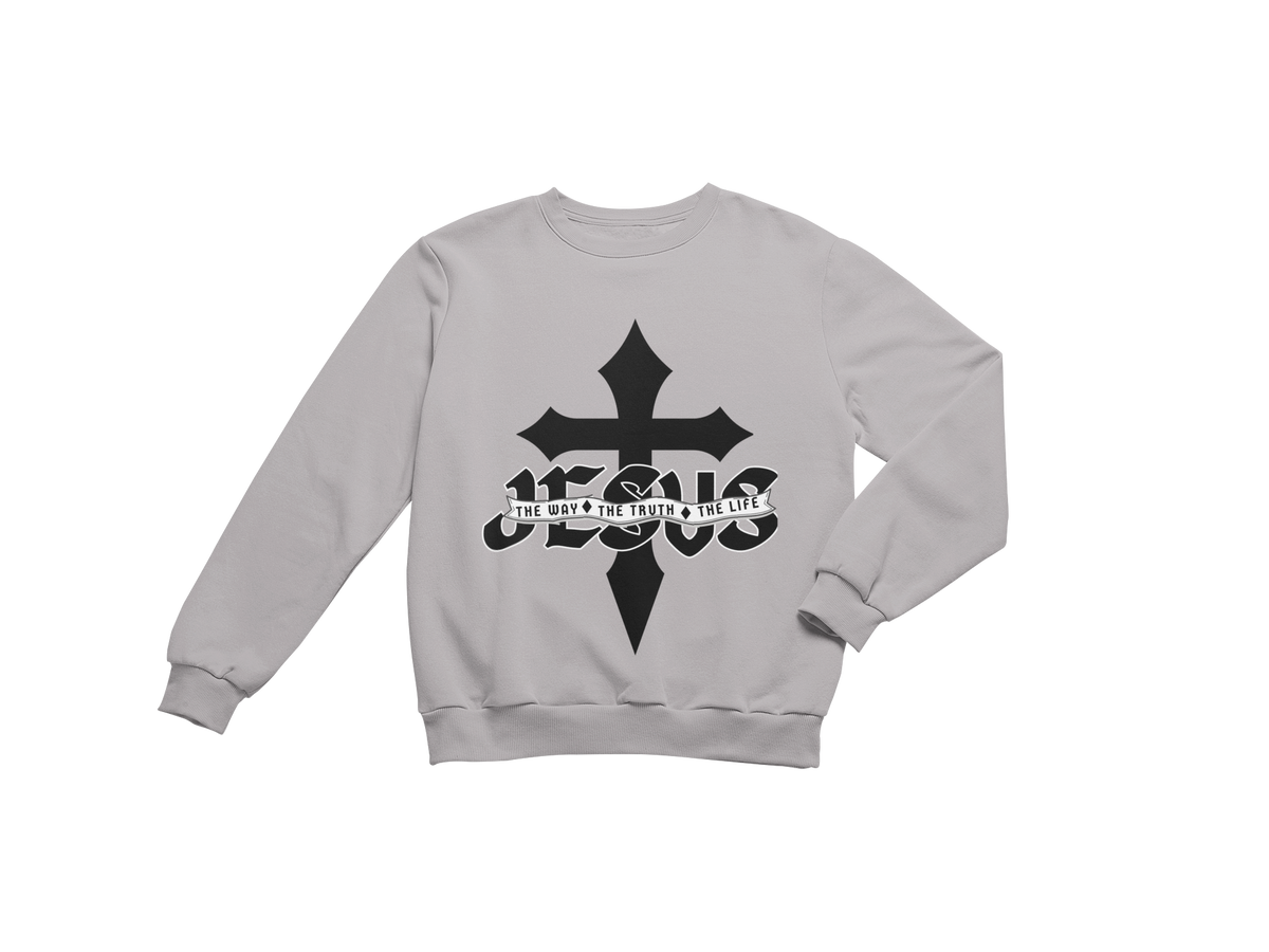 "JESUS - THE WAY, THE TRUTH, THE LIFE" SIGNATURE CUSTOM SWEATSHIRT