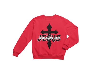 "JESUS - THE WAY, THE TRUTH, THE LIFE" SIGNATURE CUSTOM SWEATSHIRT