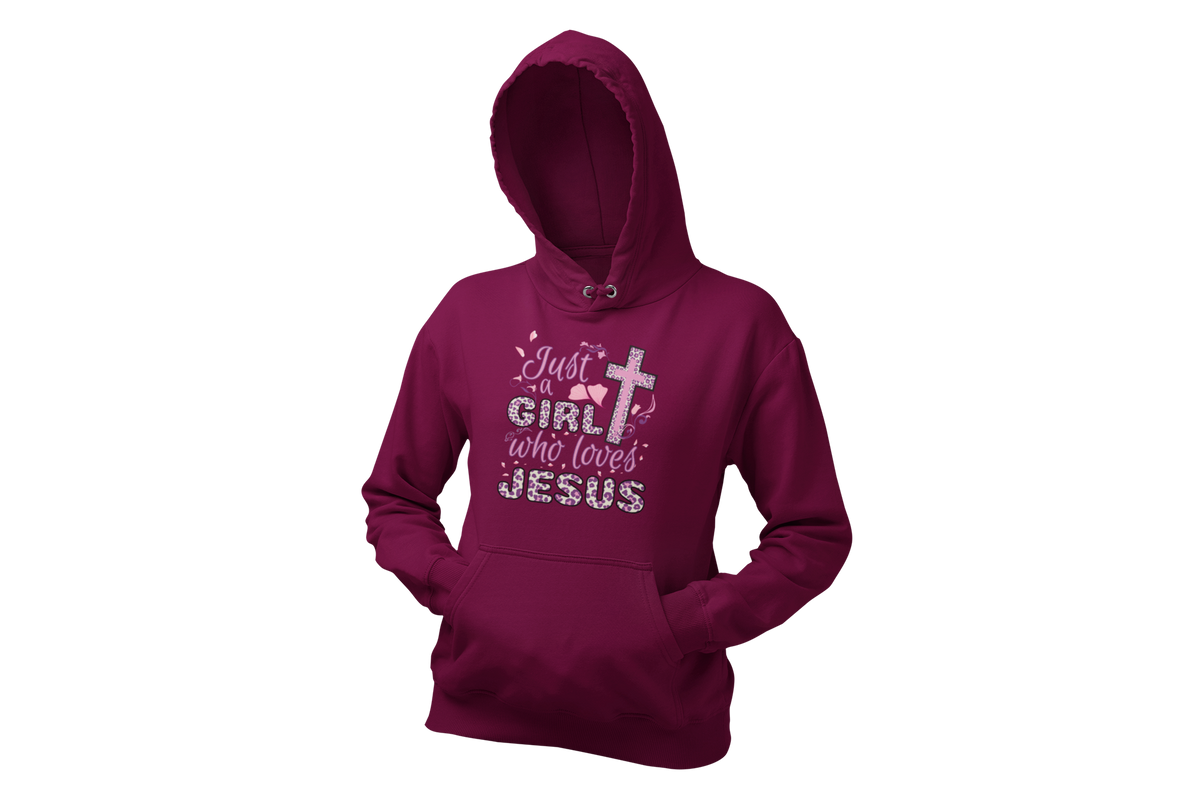 "JUST A GIRL WHO LOVES JESUS" CUSTOM DESIGN
