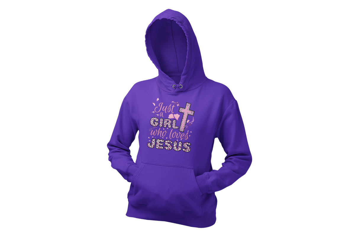 "JUST A GIRL WHO LOVES JESUS" CUSTOM DESIGN