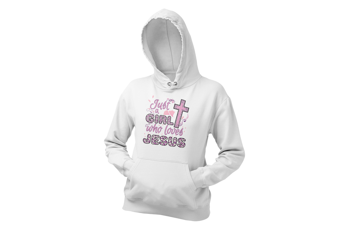 "JUST A GIRL WHO LOVES JESUS" CUSTOM DESIGN