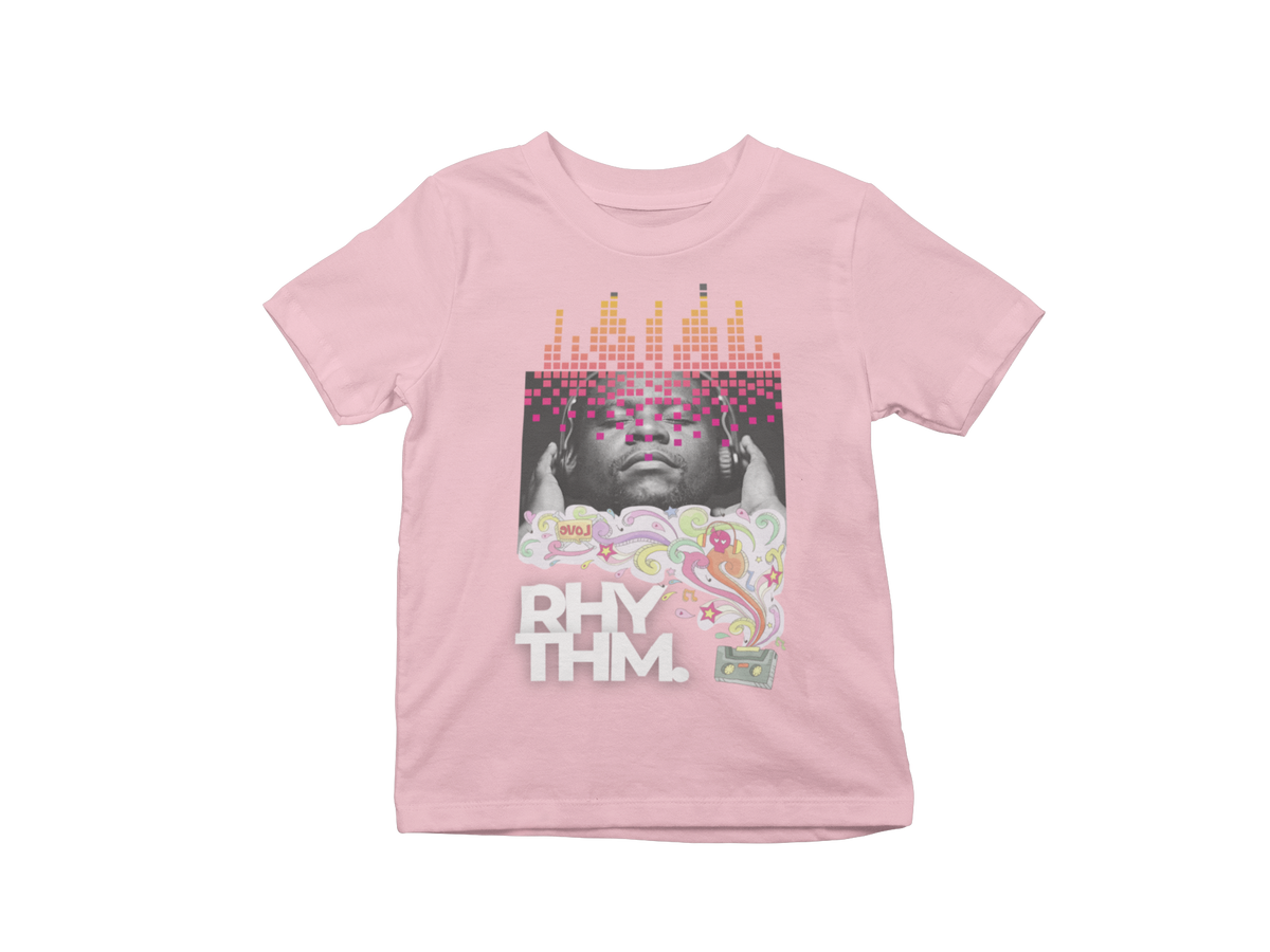 "RHYTHM. - MUSIC IS MY LIFE" CUSTOM GRAPHIC DESIGN