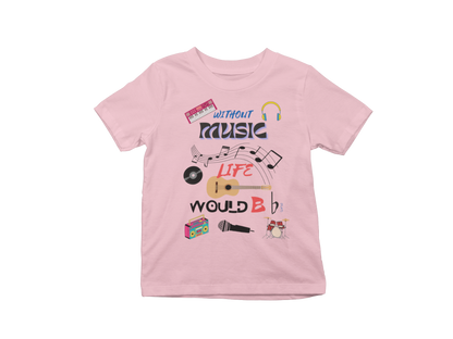 "WITHOUT MUSIC LIFE WOULD BE ♭ (FLAT)