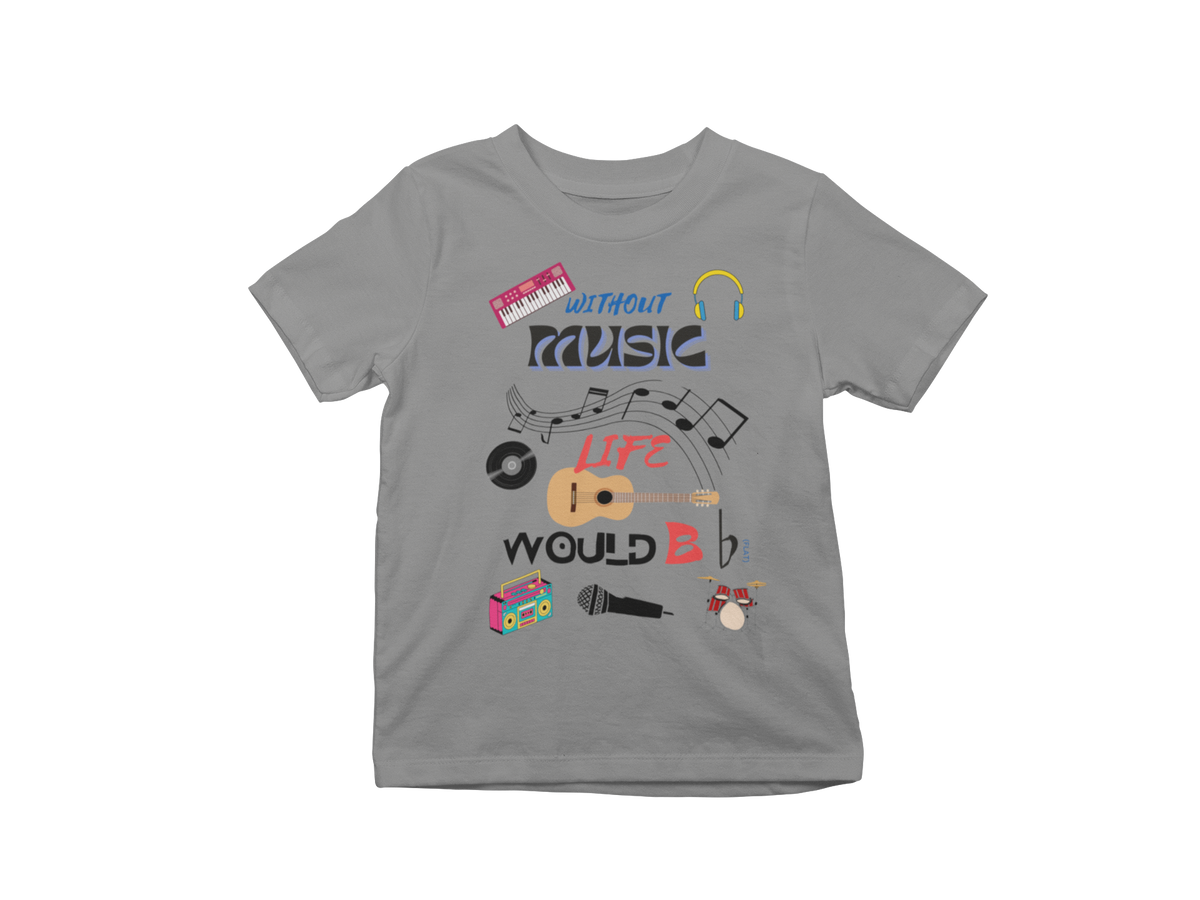 "WITHOUT MUSIC LIFE WOULD BE ♭ (FLAT)