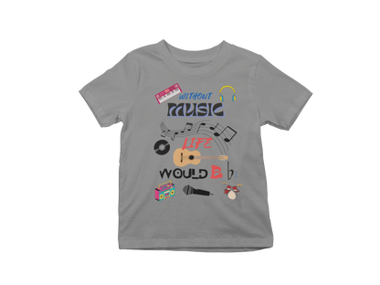 "WITHOUT MUSIC LIFE WOULD BE ♭ (FLAT)