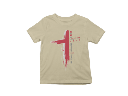 "GOD SO LOVED THE WORLD - JOHN 3:16 CROSS" CUSTOM GRAPHIC DESIGN