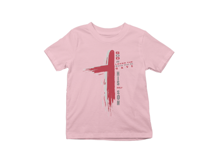 "GOD SO LOVED THE WORLD - JOHN 3:16 CROSS" CUSTOM GRAPHIC DESIGN