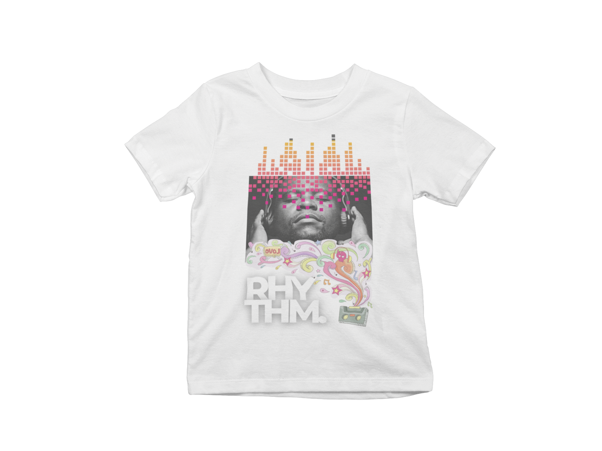 "RHYTHM. - MUSIC IS MY LIFE" CUSTOM GRAPHIC DESIGN