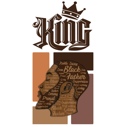 "KING - BLACK FATHER" CUSTOM GRAPHIC SWEATSHIRT