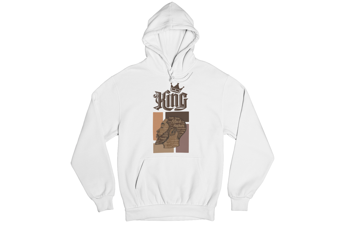 "KING - BLACK FATHER" CUSTOM GRAPHIC HOODIE