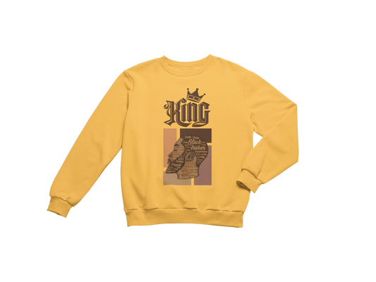 "KING - BLACK FATHER" CUSTOM GRAPHIC SWEATSHIRT