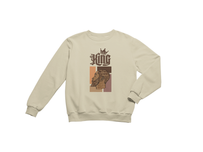 "KING - BLACK FATHER" CUSTOM GRAPHIC SWEATSHIRT