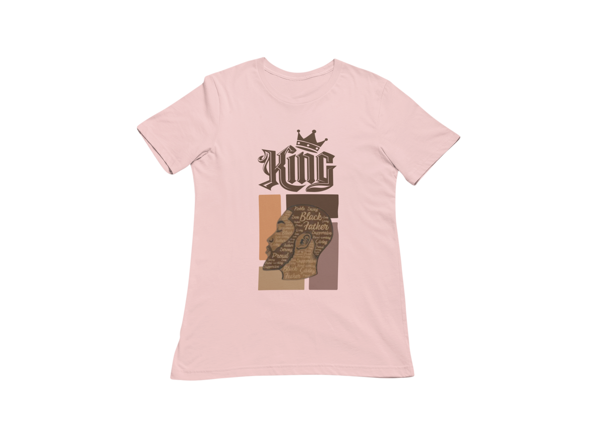 "KING - BLACK FATHER" CUSTOM GRAPHIC T-SHIRT