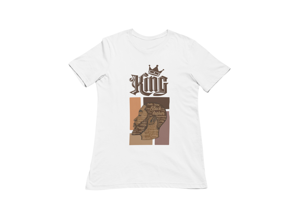 "KING - BLACK FATHER" CUSTOM GRAPHIC T-SHIRT