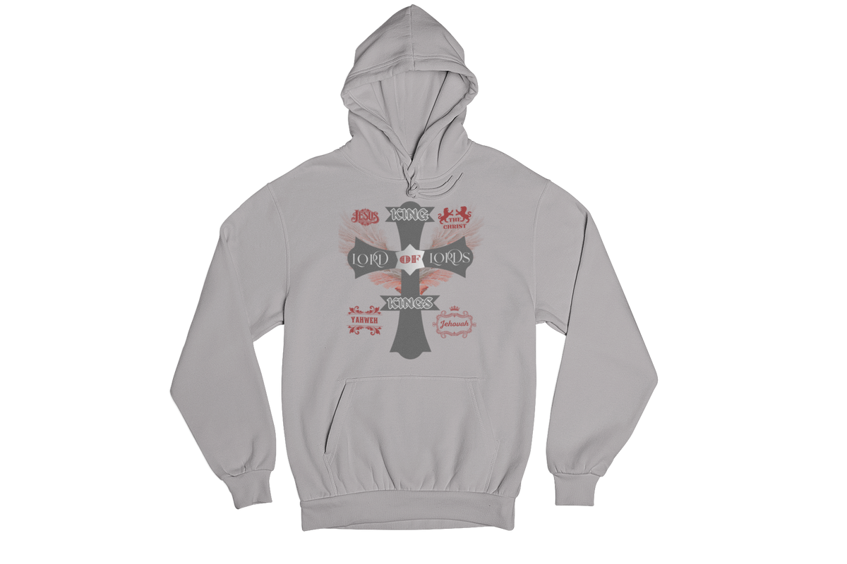 "KING OF KINGS LORD OF LORDS CROSS" SIGNATURE CUSTOM HOODIE