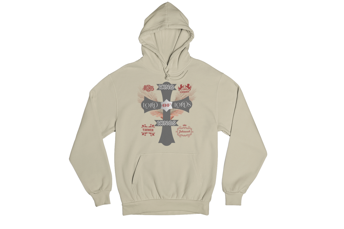 "KING OF KINGS LORD OF LORDS CROSS" SIGNATURE CUSTOM HOODIE