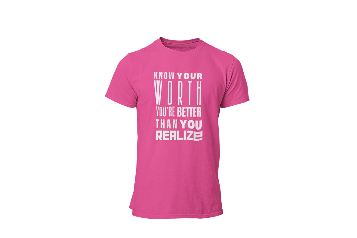 "KNOW YOUR WORTH" CUSTOM DESIGN GRAPHIC