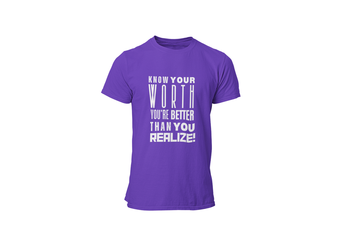 "KNOW YOUR WORTH" CUSTOM DESIGN GRAPHIC