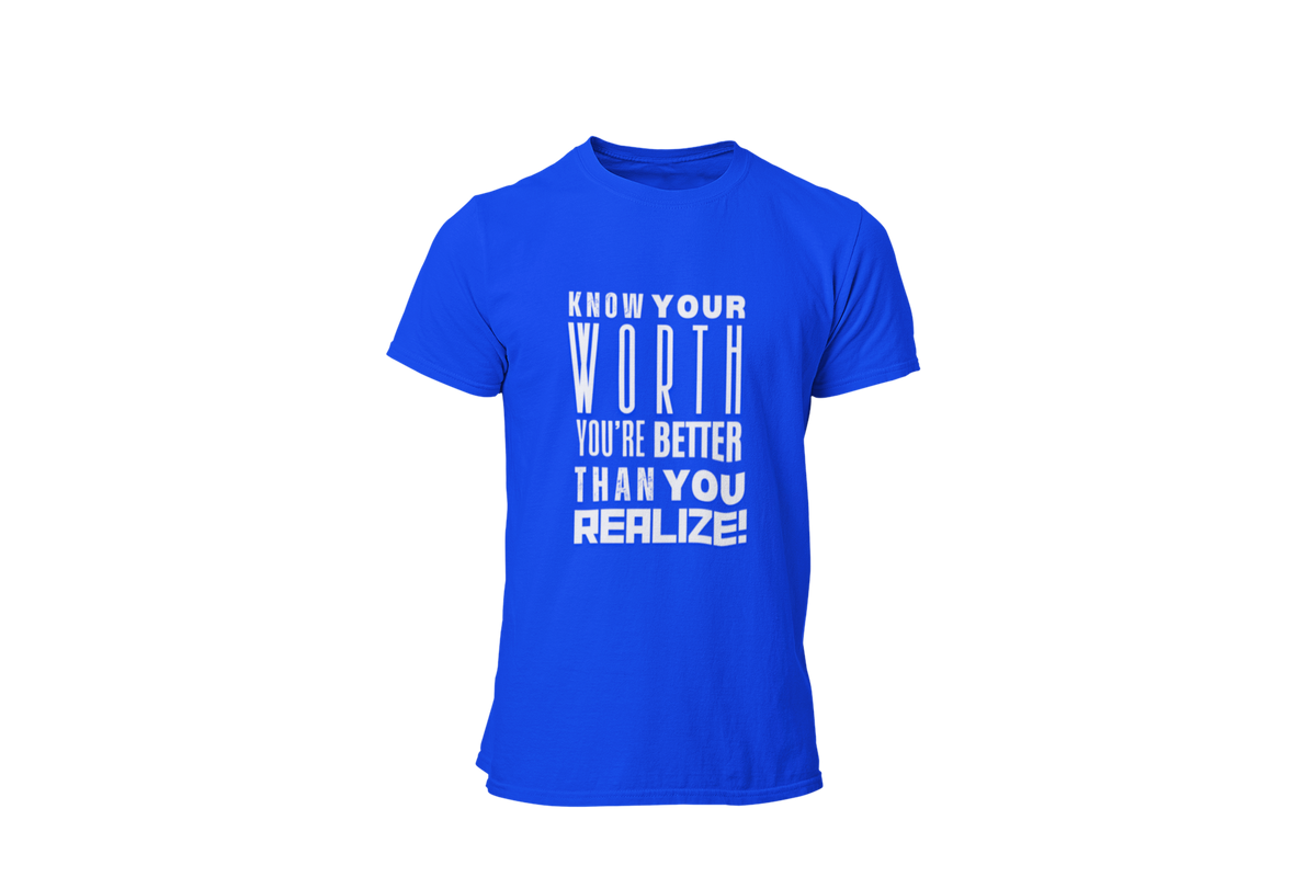 "KNOW YOUR WORTH" CUSTOM DESIGN GRAPHIC