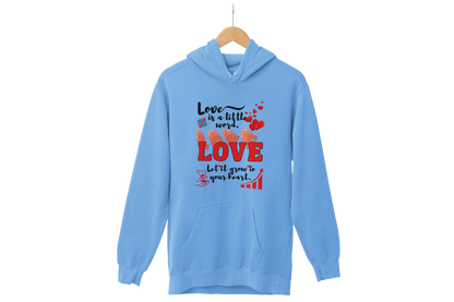 "LOVE IS A LITTLE WORD" SIGNATURE CUSTOM DESIGN