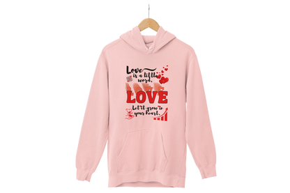 "LOVE IS A LITTLE WORD" SIGNATURE CUSTOM DESIGN