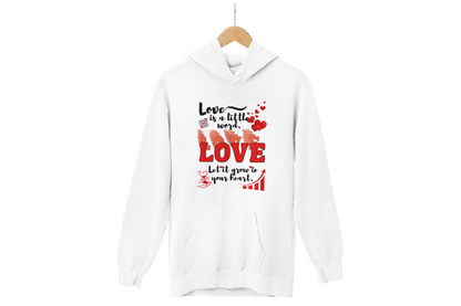 "LOVE IS A LITTLE WORD" SIGNATURE CUSTOM DESIGN