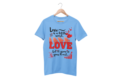 "LOVE IS A LITTLE WORD" SIGNATURE CUSTOM T-SHIRT