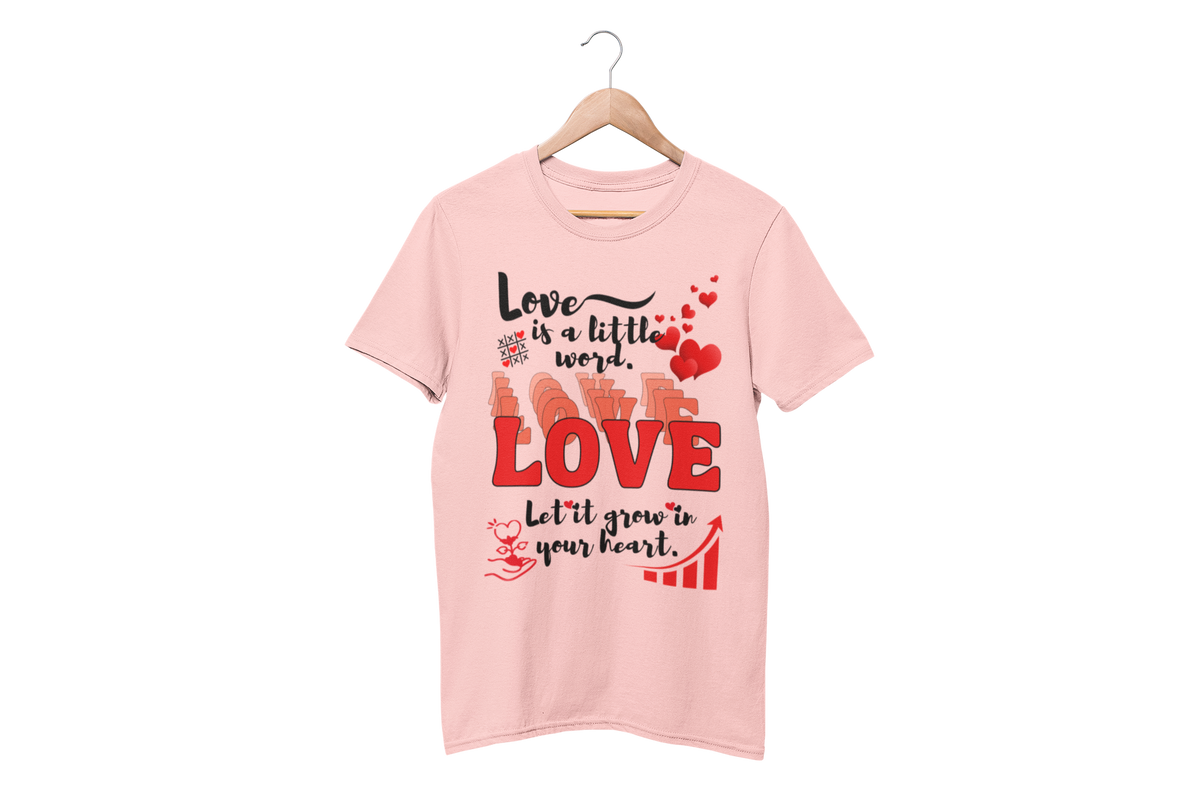 "LOVE IS A LITTLE WORD" SIGNATURE CUSTOM T-SHIRT