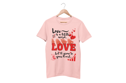 "LOVE IS A LITTLE WORD" SIGNATURE CUSTOM T-SHIRT