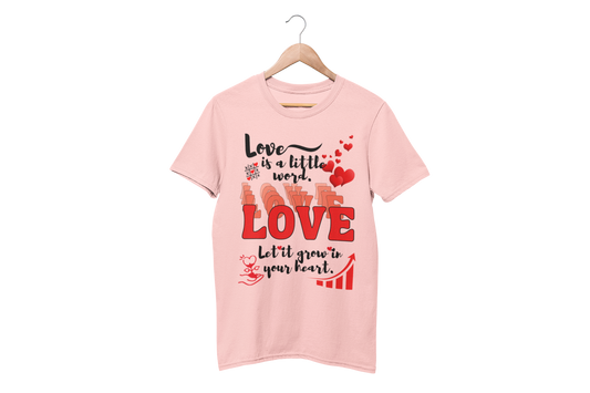 "LOVE IS A LITTLE WORD" SIGNATURE CUSTOM T-SHIRT
