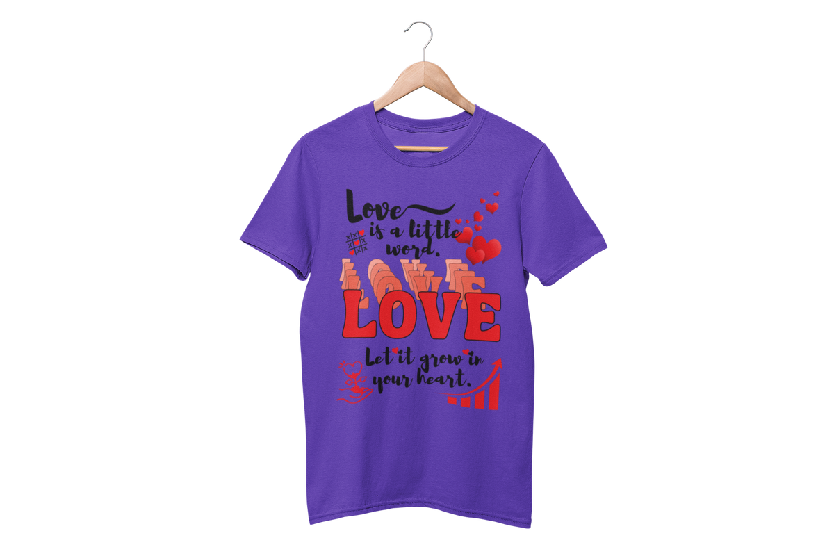 "LOVE IS A LITTLE WORD" SIGNATURE CUSTOM T-SHIRT