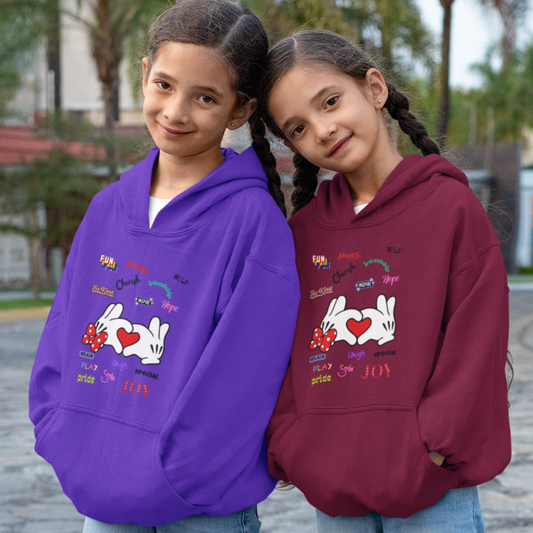 MICKEY & MINNIE'S HEART IN YOUR HAND CUSTOM GRAPHIC DESIGN