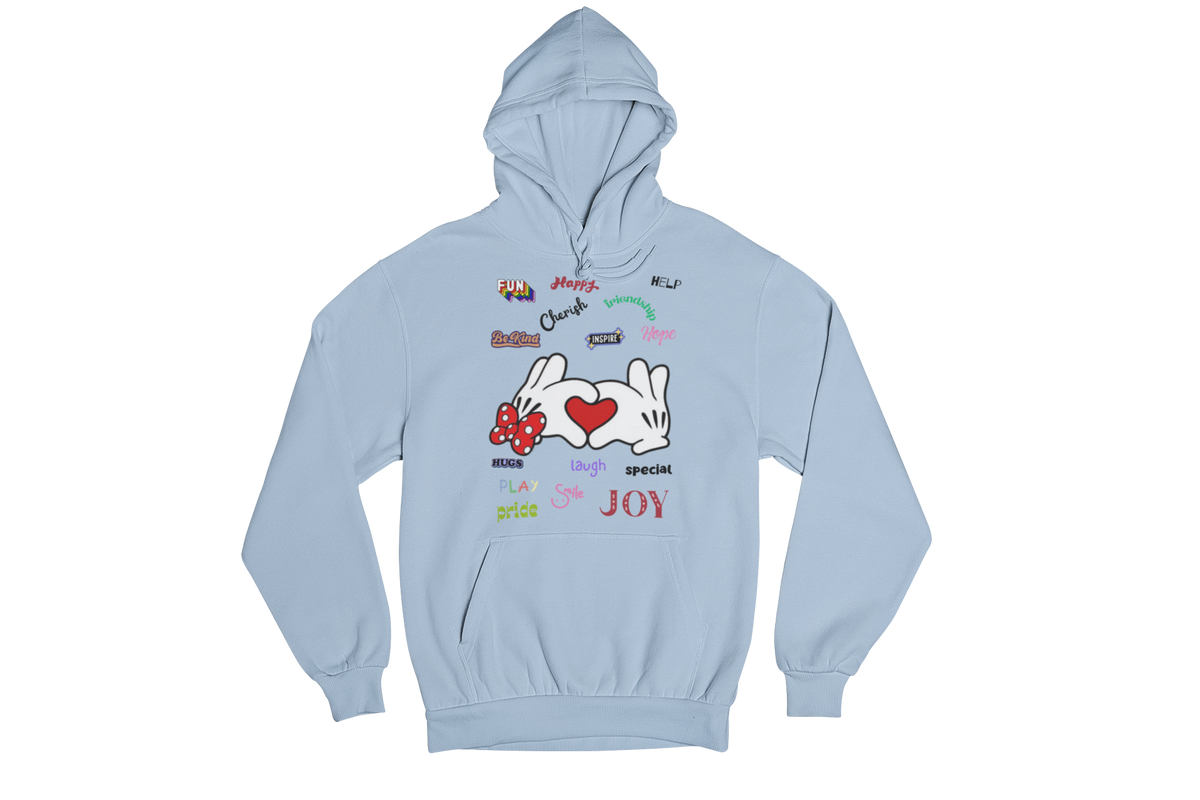 MICKEY & MINNIE'S HEART IN YOUR HAND CUSTOM GRAPHIC DESIGN