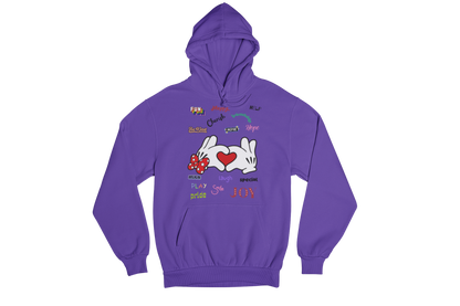 MICKEY & MINNIE'S HEART IN YOUR HAND CUSTOM GRAPHIC DESIGN