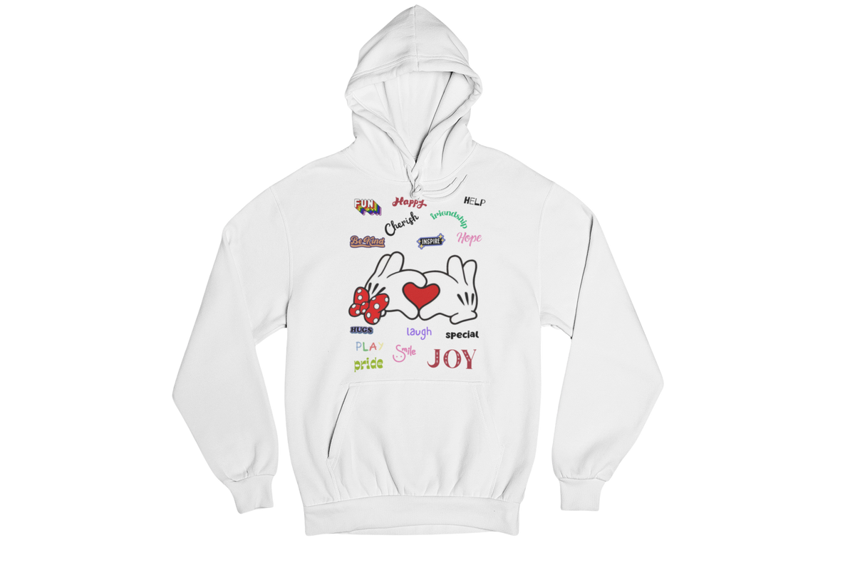 MICKEY & MINNIE'S HEART IN YOUR HAND CUSTOM GRAPHIC DESIGN