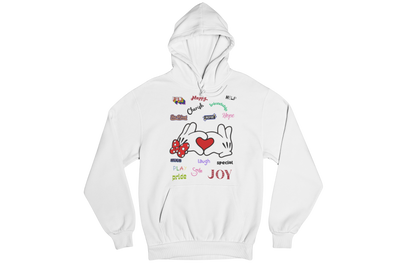 MICKEY & MINNIE'S HEART IN YOUR HAND CUSTOM GRAPHIC DESIGN