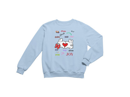MICKEY & MINNIE'S HEART IN YOUR HAND CUSTOM GRAPHIC DESIGN