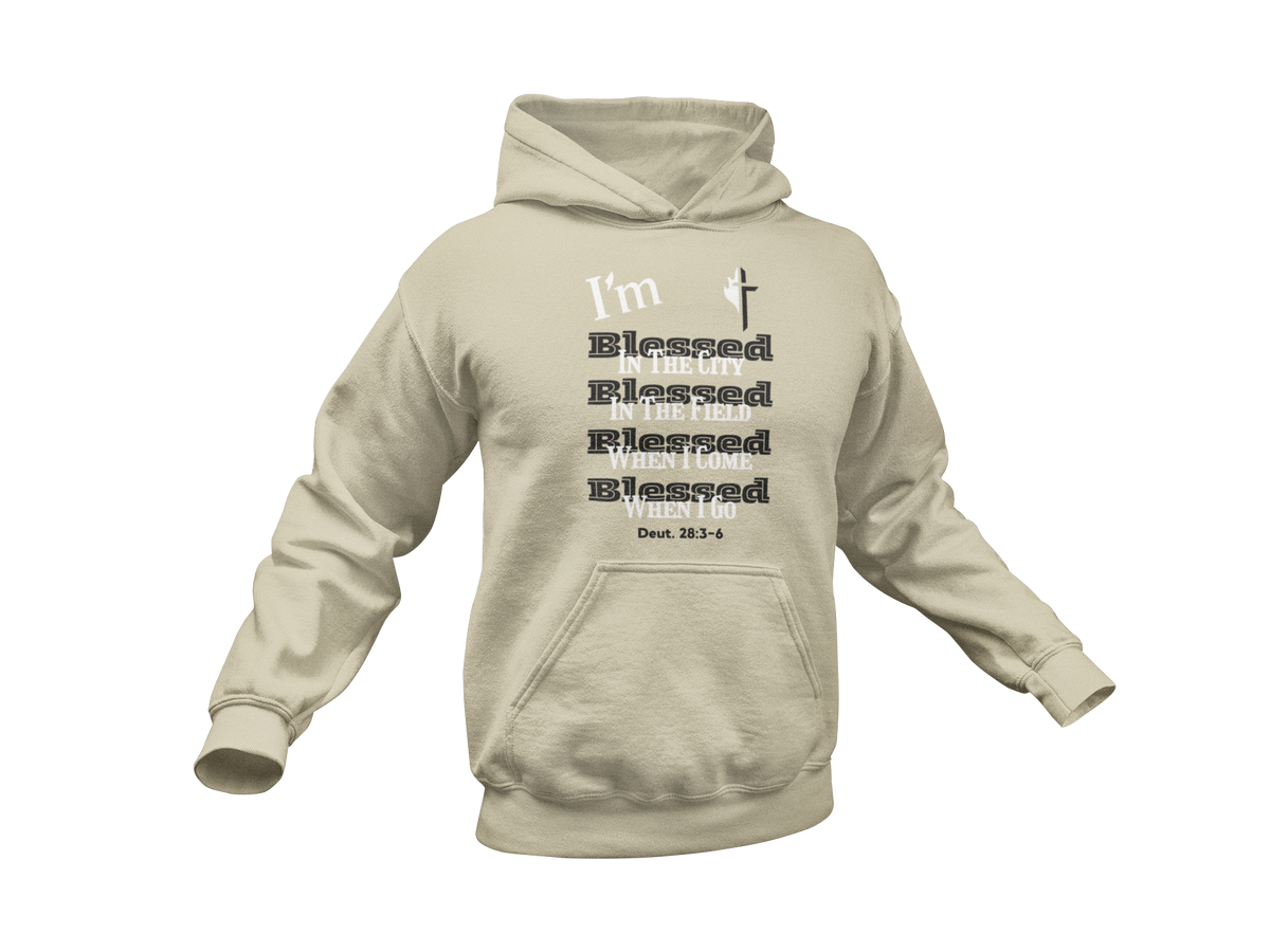 "I'M BLESSED - DEUTERONOMY 28:3-6" SIGNATURE CUSTOM HOODIE