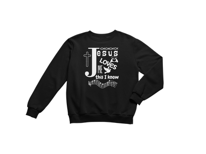 "JESUS LOVES ME THIS I KNOW" CUSTOM GRAPHIC DESIGN