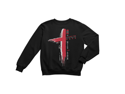 "GOD SO LOVED THE WORLD - JOHN 3:16 CROSS" CUSTOM GRAPHIC DESIGN