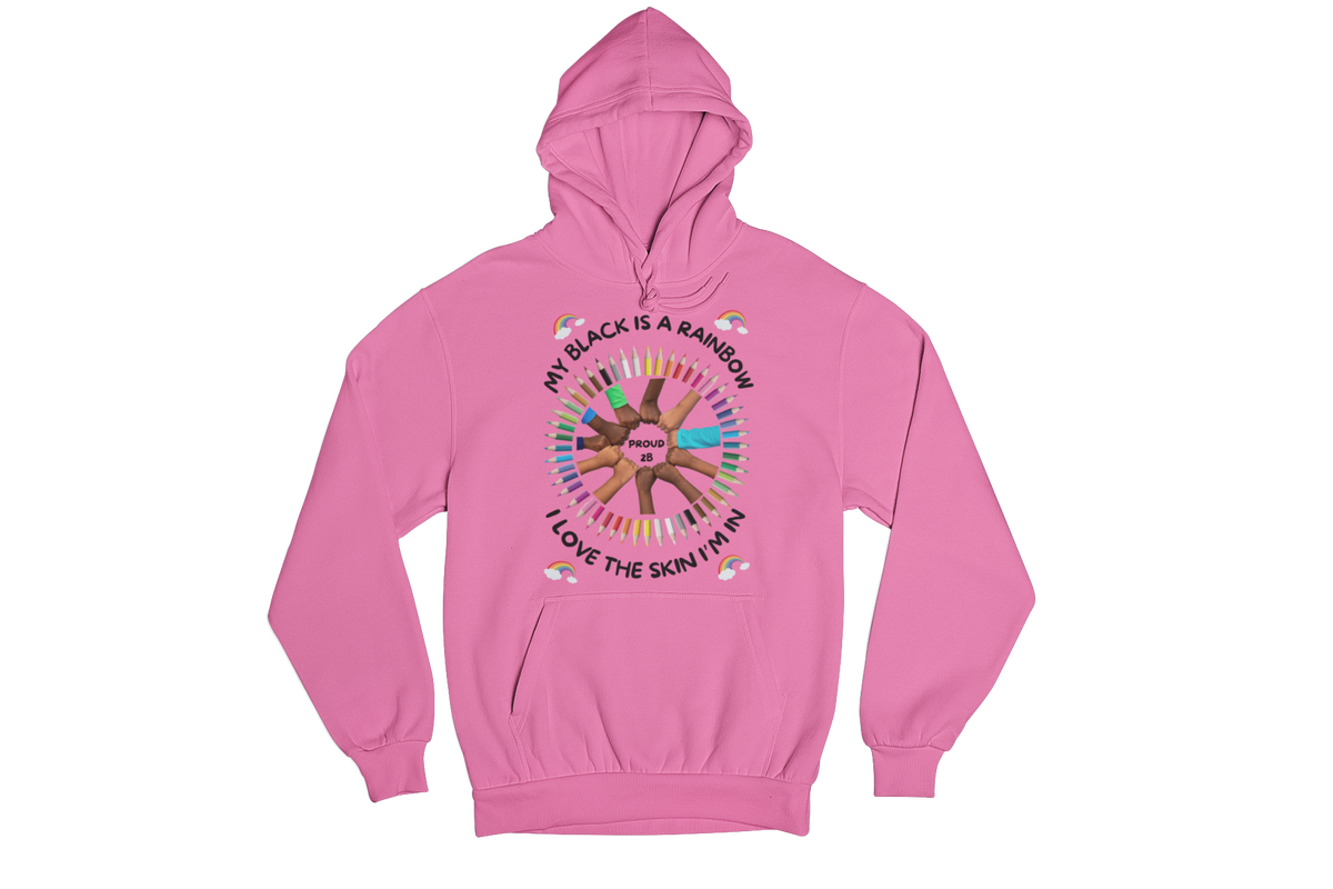 "MY BLACK IS A RAINBOW" SIGNATURE CUSTOM HOODIE