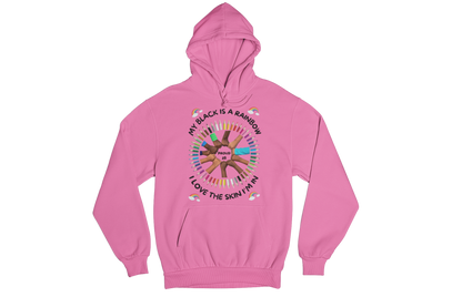 "MY BLACK IS A RAINBOW" SIGNATURE CUSTOM HOODIE