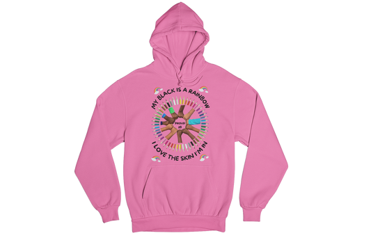 "MY BLACK IS A RAINBOW" SIGNATURE CUSTOM HOODIE