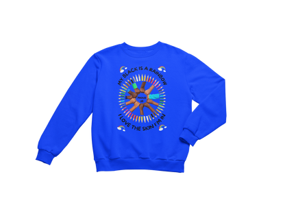 "MY BLACK IS A RAINBOW" SIGNATURE CUSTOM SWEATSHIRT