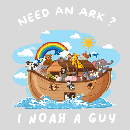 "NEED AN ARK? I NOAH A GUY" CUSTOM GRAPHIC HOODIE