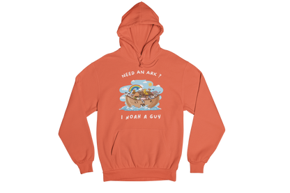 "NEED AN ARK? I NOAH A GUY" CUSTOM GRAPHIC HOODIE